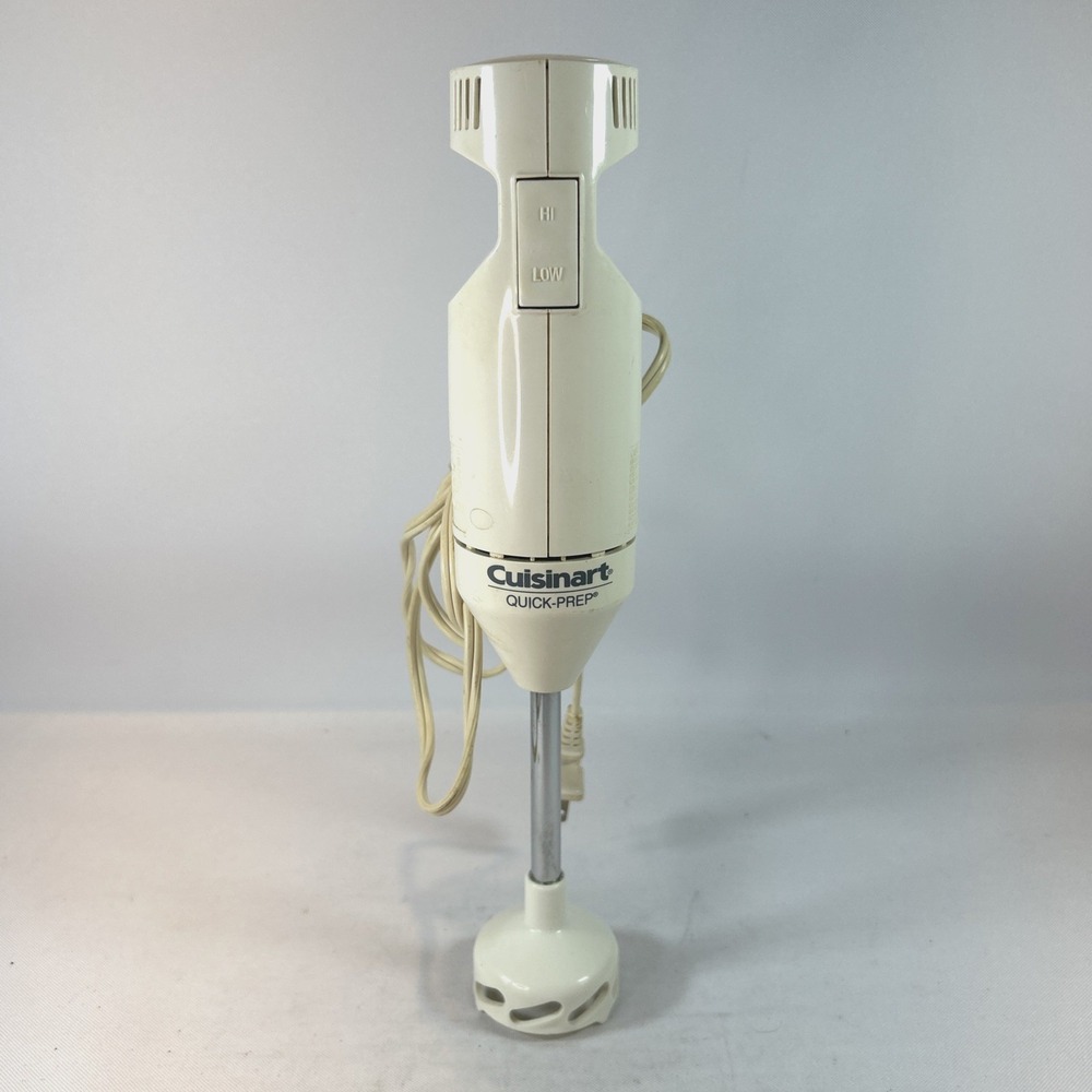 Cuisinart White Quick Prep Hand Immersion Blender 2 Speed Model CSB-33